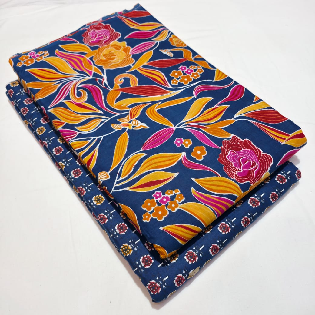 Premium printed cotton fabric Jaipur wholesale — Cotton 60x60